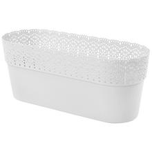 688 OBAL BELLA OVÁL BÍLÝ 30CM - FLORASYSTEM