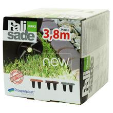 IPAK2 palisáda ŠEDÁ 3,834mxh11,5 / 1,2cm - Obruby | FLORASYSTEM