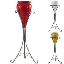 W60 VÁZA KOKON 20xV40CM + STOJAN METAL V80CM - FLORASYSTEM