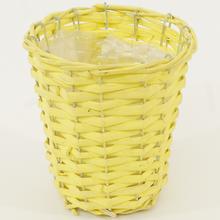 Pruty OBAL ŽLUTÝ 14 H14CM - Proutené obaly | FLORASYSTEM