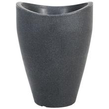 54267 KVĚTINÁČ SCHWARZ GRANIT 254/67 - Okrúhly mrazuvzdorný | FLORASYSTEM