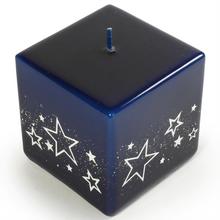 BÍLÉ HVĚZDY KVÁD.75x75 MODRÝ - FLORASYSTEM