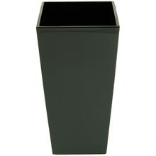 548 OBAL + VKLAD Finezja ANTRACIT 40x40xh75,3CM - Štvorcový vysoký s vkladom | FLORASYSTEM