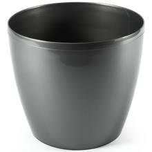 202 KVĚTINÁČ MAGNOLIA STŘÍBRNÝ 15,5xh13,7CM - Okrúhly dizajnový | FLORASYSTEM