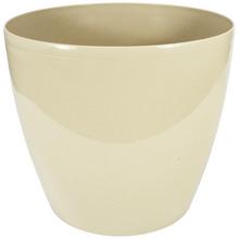 205 KVĚTINÁČ MAGNOLIA KRÉMOVÝ 25xh22CM - Okrúhly dizajnový | FLORASYSTEM