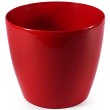 206 KVĚTINÁČ MAGNOLIA ČERVENÝ 30xh26,5CM - Okrúhly dizajnový | FLORASYSTEM