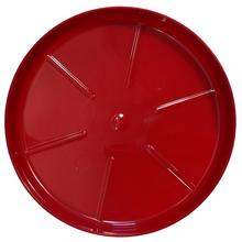 604 MISKA NR3 ČERVENÁ 14,5xh2,1CM - Miska okrúhla pod kvetináč | FLORASYSTEM