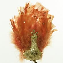 PÁV GLITTER ZLATÁ / ORAN. PEŘÍ -ŠTIPEC - FLORASYSTEM