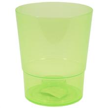 DSTO125 COUBI OBAL ORCH.LESK.TRAN.ZELENÝ 12,5xh14,7CM / 1,1L - obal na orchideu | FLORASYSTEM