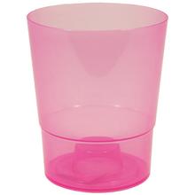 DSTO125 COUBI OBAL ORCH.LESK.TRAN.RUŽOVÝ 12,5xh14,7CM / 1,1L - obal na orchideu | FLORASYSTEM
