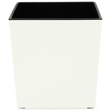 552 OBAL + VKLAD JUKA BÍLÝ 25x25x26cm - Štvorcový nízky s vkladom | FLORASYSTEM