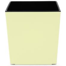 552 OBAL + VKLAD JUKA KRÉMOVÝ 25x25x26cm - Štvorcový nízky s vkladom | FLORASYSTEM