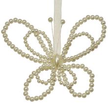 MOTÝL korálkové 10cm S / 2 - Svatební doplňky | FLORASYSTEM