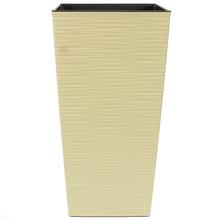 590 OBAL + VKLAD Finezja DLUTO KRÉMOVÝ 30x30xh57CM - FLORASYSTEM
