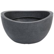 55367 KVĚTINÁČ GLOBE BOWL SCHWARZ GRANIT 252/40 - Okrúhly mrazuvzdorný | FLORASYSTEM