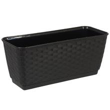 DRL300P truhlík + MISKA RATOLLA ANTRACIT 29,3x11,9xh12,6CM / 3L - FLORASYSTEM