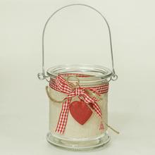 AKCE! AKCE! VÁZA SKLO ZDOB.SRDCE 8,5X10 CM - FLORASYSTEM