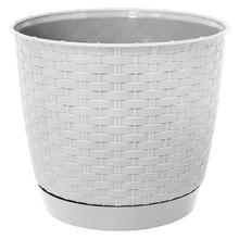 DRLO300 KVĚTINÁČ RATOLLA ROUND BÍLÝ 30xh26,4CM / 11L - FLORASYSTEM