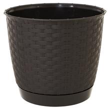 DRLO300 KVĚTINÁČ RATOLLA ROUND UMBRA-HNĚDÝ 30xh26,4CM / 11L - FLORASYSTEM