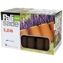 IPAL6 Palisády HNĚDÁ 3,02mxh10CM - Obruby | FLORASYSTEM