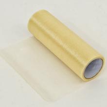 ORGANZA rolích 16CMX6M BARVA 42 ZLATÁ - Organza, tyl | FLORASYSTEM