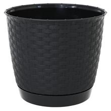 DRLO300 KVĚTINÁČ RATOLLA ROUND ANTRACIT 30xh26,4CM / 11L - FLORASYSTEM