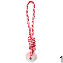 Lano s loptičkou 32 cm mix farieb pre domácich miláčikov.