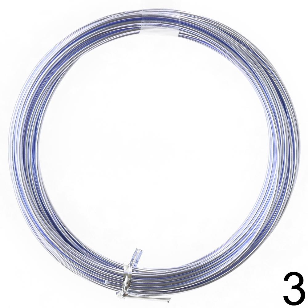 Modrý hliníkový drát OASIS 2mm x 10m