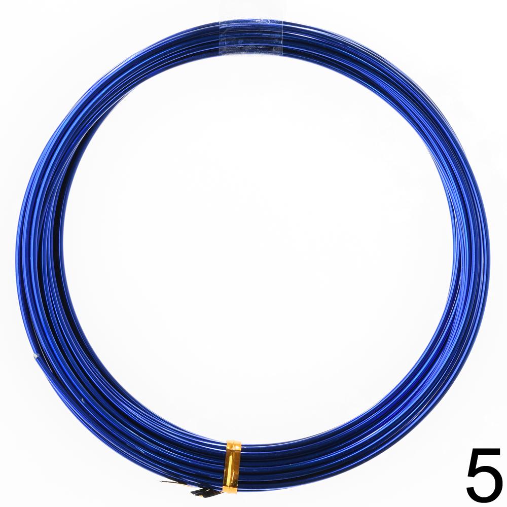 Modrý hliníkový drát OASIS 2mm x 10m