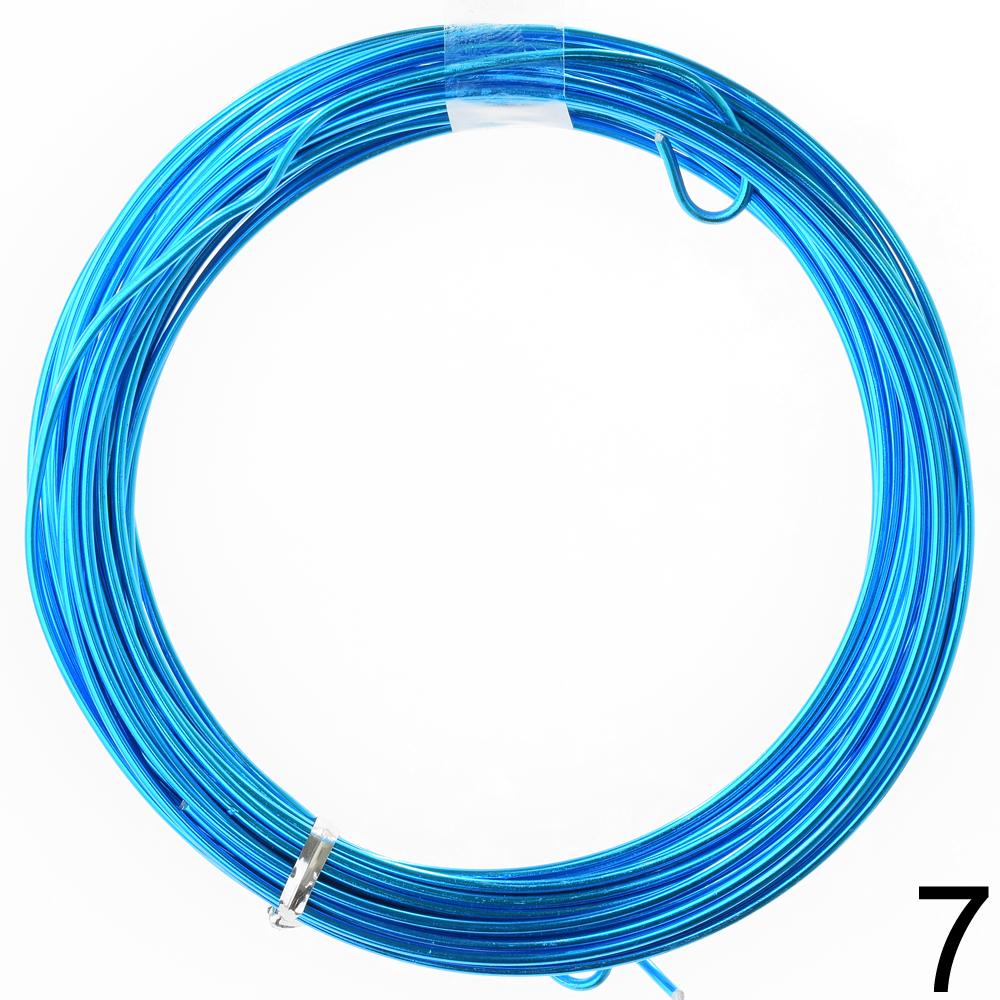 Modrý hliníkový drát OASIS 2mm x 10m