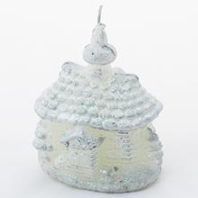 DOMEČEK KOSTEL C BÍLÝ 9x8cm - FLORASYSTEM