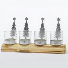 ADV.SVIETNIK stromeček + POH. 25,5X14, X6 CM - Svícen, věnec adventní | FLORASYSTEM