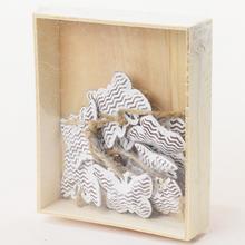 ZÁVĚS MOTÝL KOV BÍLÝ 4x3,5CM S / 10 - Zvířatká celoroční | FLORASYSTEM