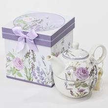 DAR.SET čajník DUO FIALOVÝ 18X6CM - Kuchyňka | FLORASYSTEM