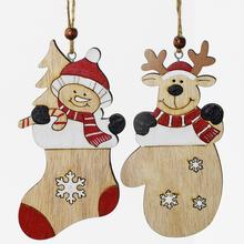 ZÁVĚS Ponožka / RUKAVICE SOB / SNÍH. 8x25x0,5CM - FLORASYSTEM