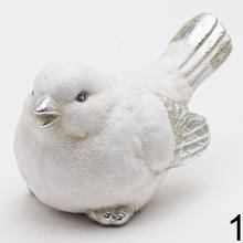 Zasnežený vtáčik z keramiky, mix dizajnov.