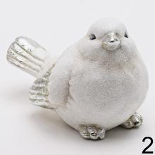 Zasnežený vtáčik z keramiky, mix dizajnov.