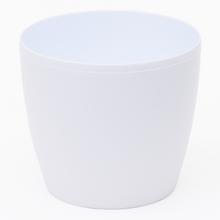 203 KVĚTINÁČ MAGNOLIA BÍLÝ 18xh15,9CM - Okrúhly dizajnový | FLORASYSTEM