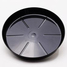 607 MISKA NR6 ČERNÝ 23,4XH3,4CM - Miska okrúhla pod kvetináč | FLORASYSTEM