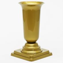 176 VÁZA 0 zatíženém ZLATÁ V26,5CM - FLORASYSTEM