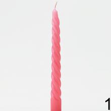 Točené ružové sviečky