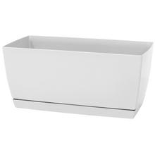 DUPP300 truhlík COUBI BÍLÝ 29x14,2xh13,6CM - s miskou | FLORASYSTEM