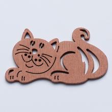 VÝŘEZ KOČKA S / 10 6cm HNĚDÁ - Výřezy celoroční | FLORASYSTEM