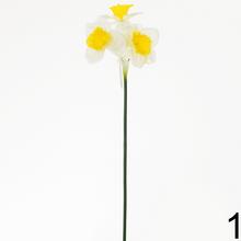 Umelé kvety narcis mix dvoch farieb, 40 cm.