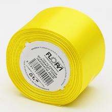 SATEN STUHA 38mm / 10M BARVA 132 tm.žltá - Saténové | FLORASYSTEM
