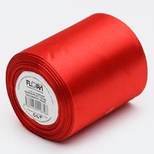 SATÉN STUHA 76mm / 10M ČERVENÁ BARVA 163 - Saténové | FLORASYSTEM