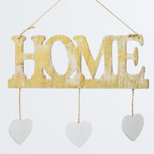 ZÁVĚS DŘEVO MIX HOME, LOVE BÍLÉ - FLORASYSTEM