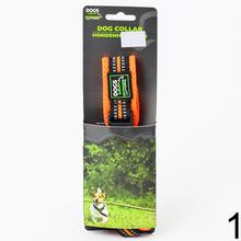 Obojok pre psa veľký mix v zeleno-oranžovej farbe.