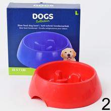 Miska pre psa Slowfeed v červenej farbe.