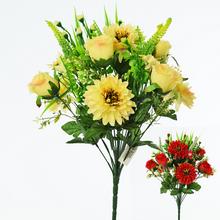 KYTICE DALIA / RŮŽE MIX 2 BARVY 45cm - Kytice mix celorok | FLORASYSTEM